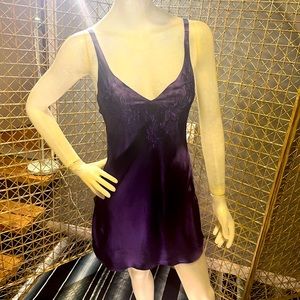 90’s/Y2K Victoria’s Secret Purple Silk Mini Slip Dress